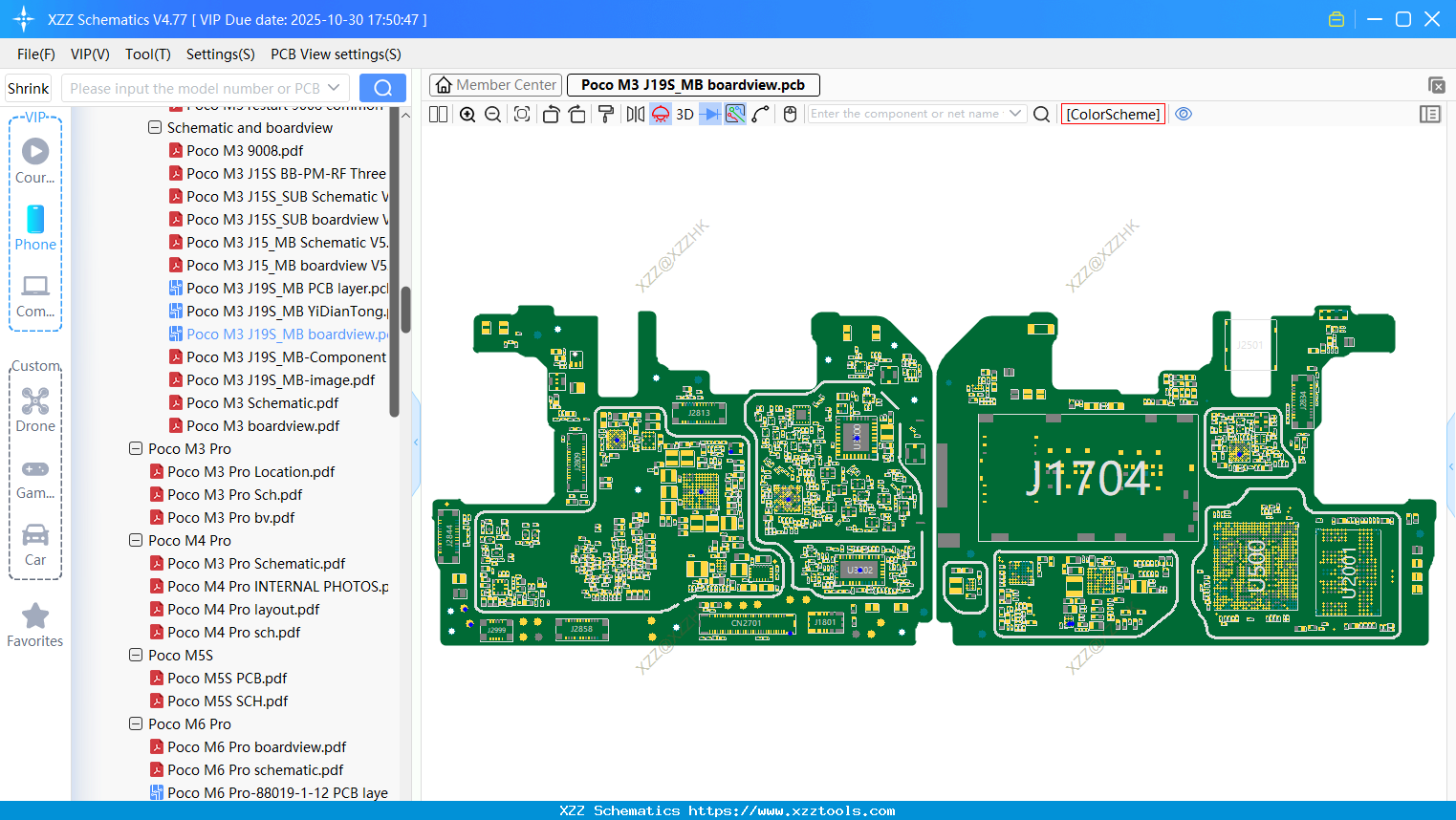 Xiaomi Poco M3 J19S_MB Boardview